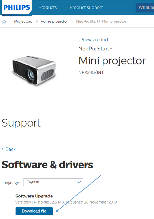 NeoPix Start+ Mini-projecteur NPX245/INT